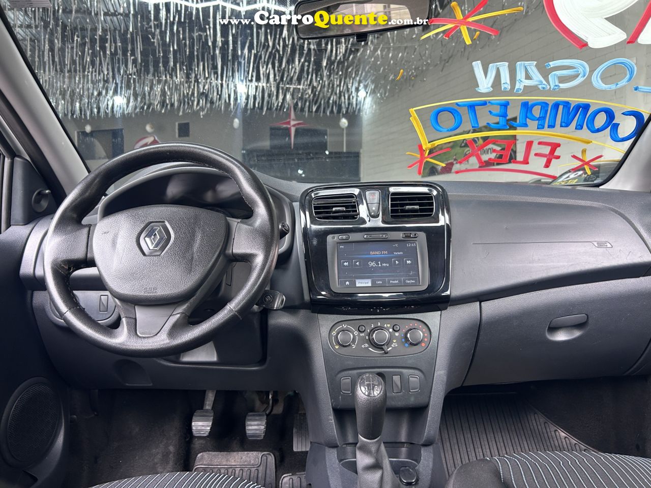 RENAULT   LOGAN AUTHENTIQUE FLEX 1.0 12V 4P   BRANCO 2019 1.0 FLEX - Loja