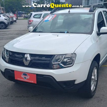 RENAULT   DUSTER EXPRESSION 1.6 HI-FLEX 16V MEC.   BRANCO 2017 1.6 FLEX