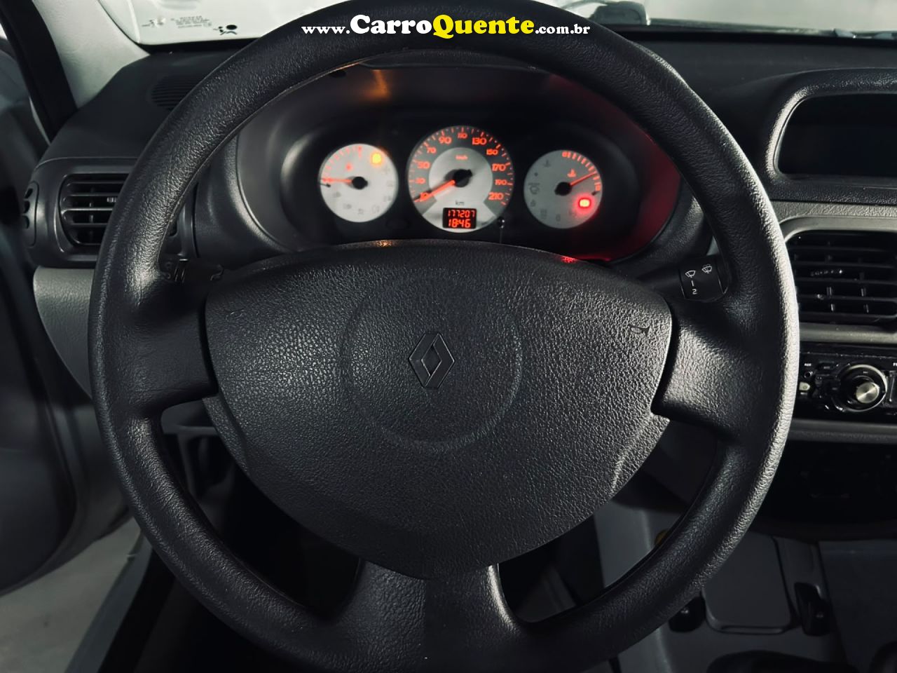 RENAULT   CLIO CAMPUS HI-FLEX 1.0 16V 3P   PRATA 2008 1.0 GASOLINA - Loja