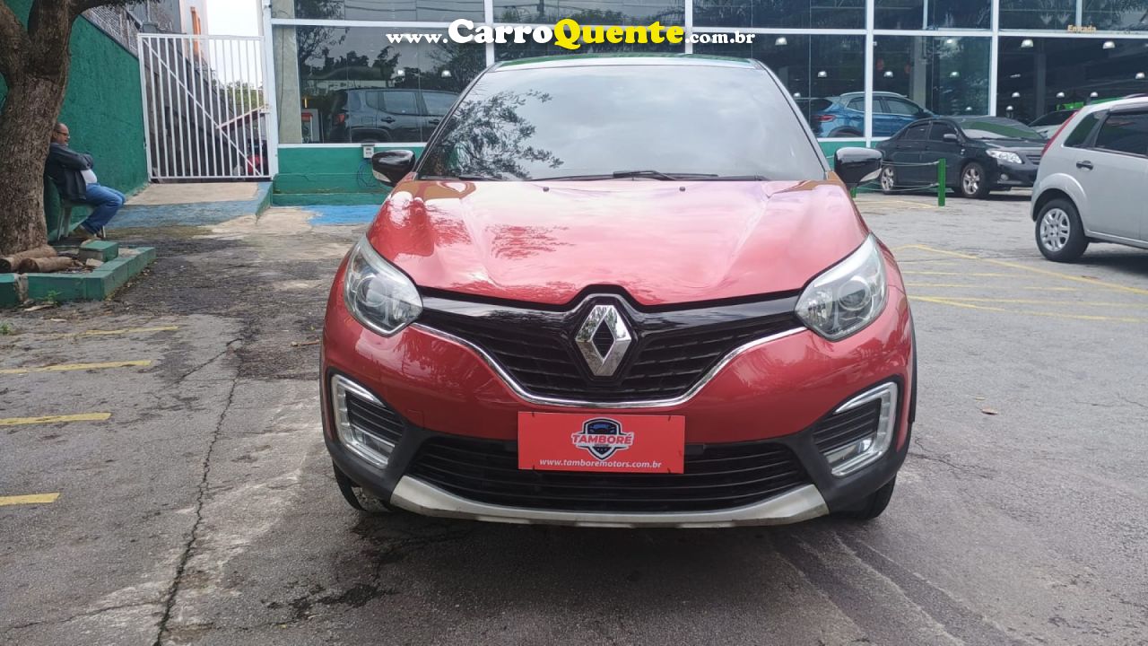 RENAULT   CAPTUR INTENSE 2.0 16V FLEX 5P AUT.   VERMELHO 2017 2.0 FLEX - Loja