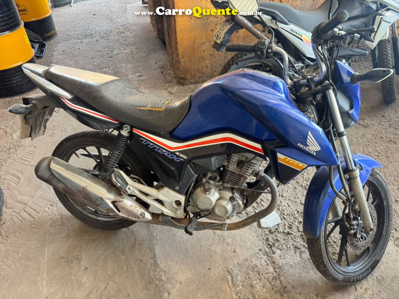 HONDA   CG 160 TITAN S FLEX   AZUL 2019 OCV162 FLEX - Loja
