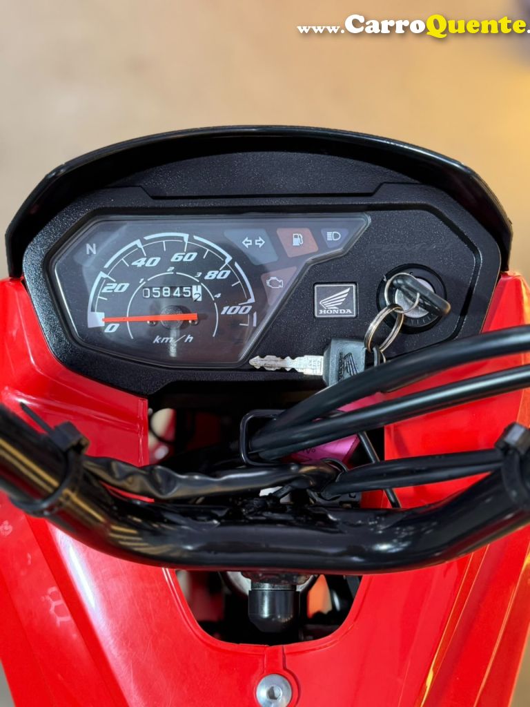 HONDA   POP 110I   VERMELHO 2025 110 GASOLINA - Loja