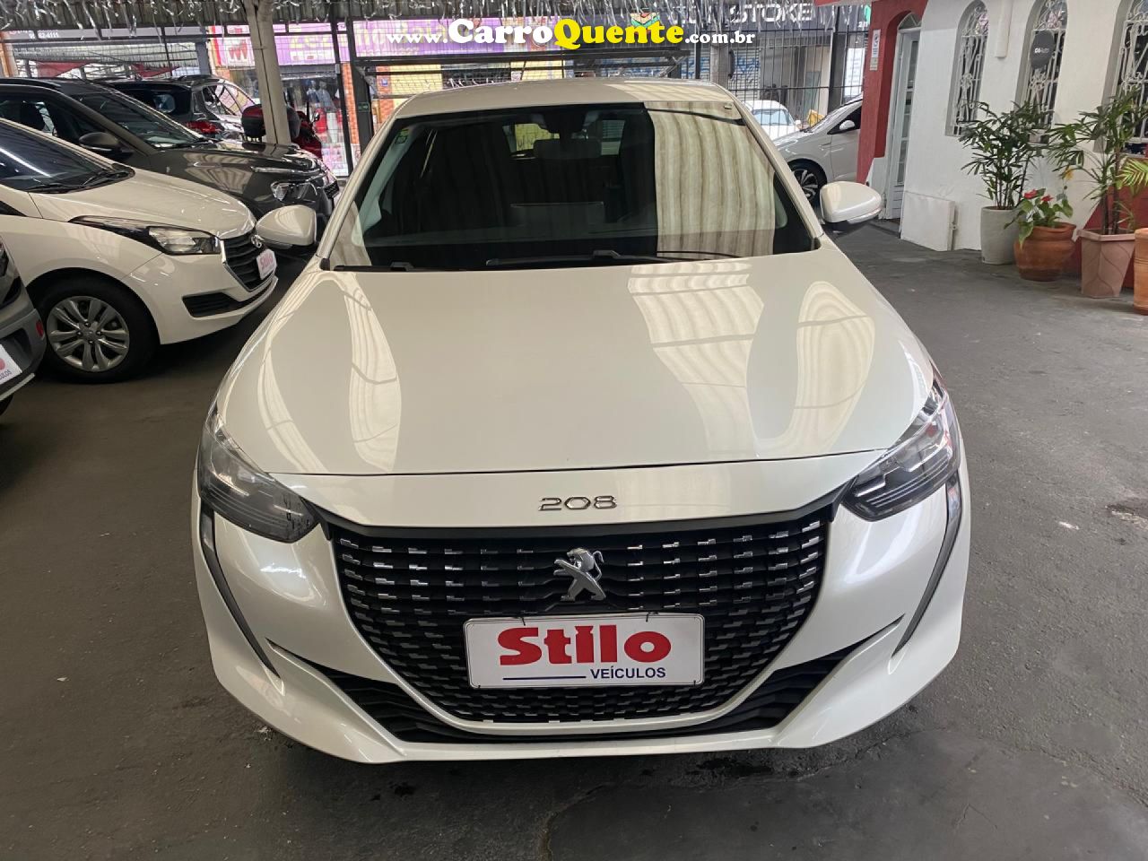 PEUGEOT   208 ACTIVE 1.6 FLEX 16V 5P AUT.   BRANCO 2023 1.6 FLEX - Loja