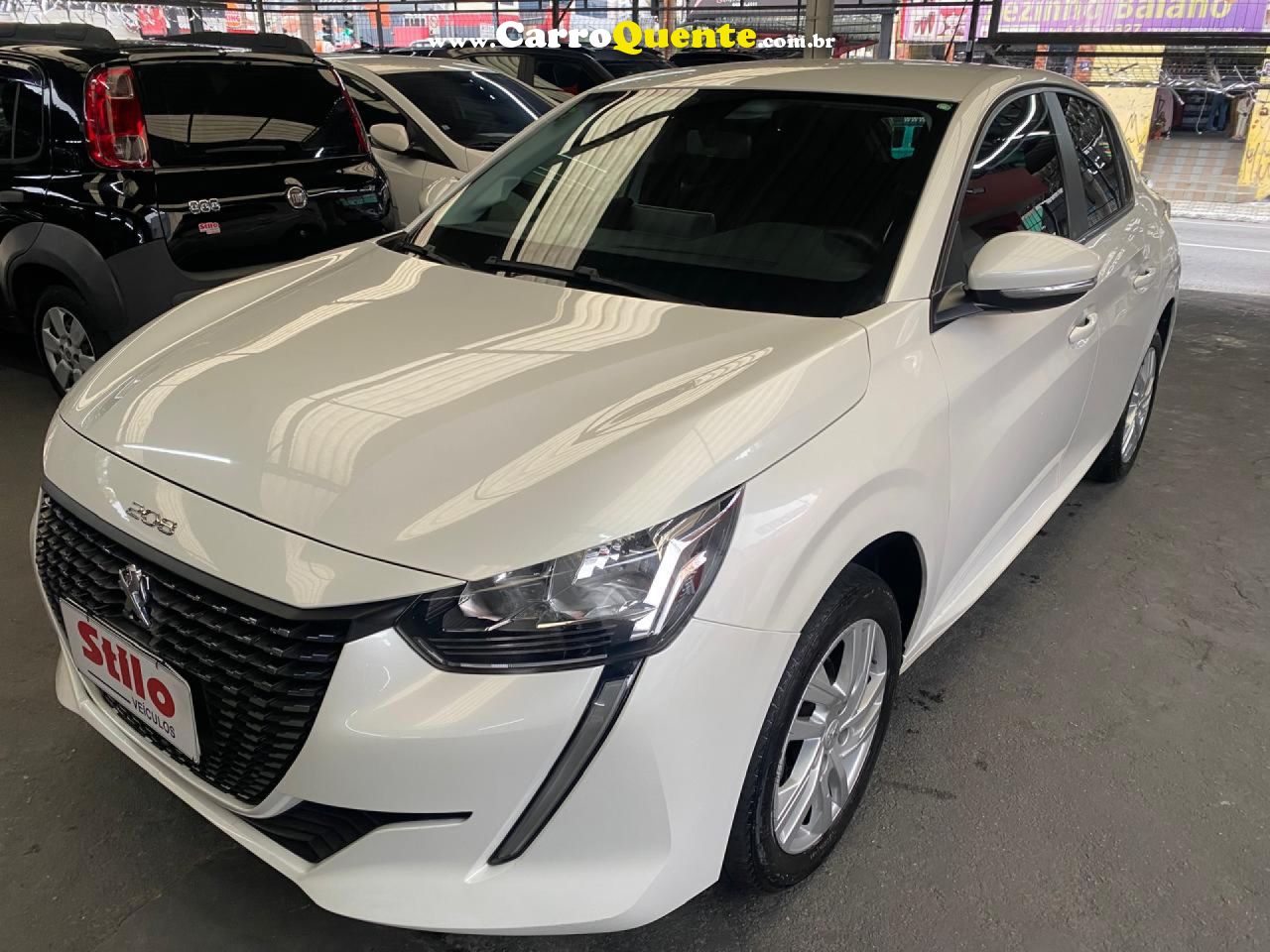 PEUGEOT   208 ACTIVE 1.6 FLEX 16V 5P AUT.   BRANCO 2023 1.6 FLEX - Loja