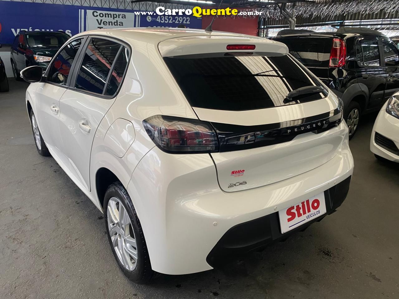 PEUGEOT   208 ACTIVE 1.6 FLEX 16V 5P AUT.   BRANCO 2023 1.6 FLEX - Loja