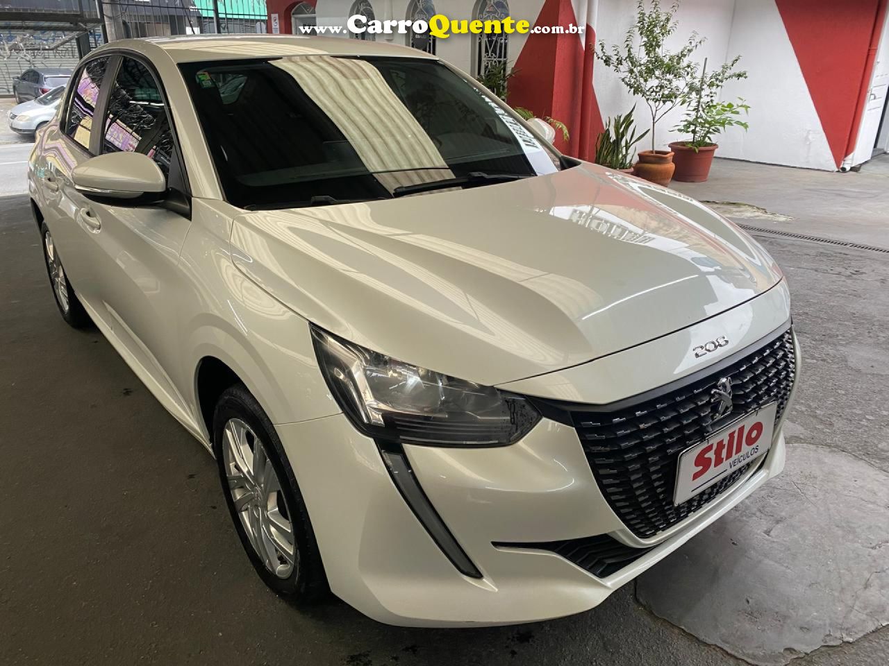 PEUGEOT   208 ACTIVE 1.6 FLEX 16V 5P AUT.   BRANCO 2023 1.6 FLEX - Loja