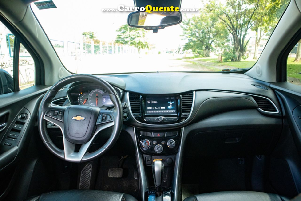 CHEVROLET   TRACKER LTZ 1.4 TURBO 16V FLEX 4X2 AUT.   PRETO 2017 1.4 FLEX - Loja