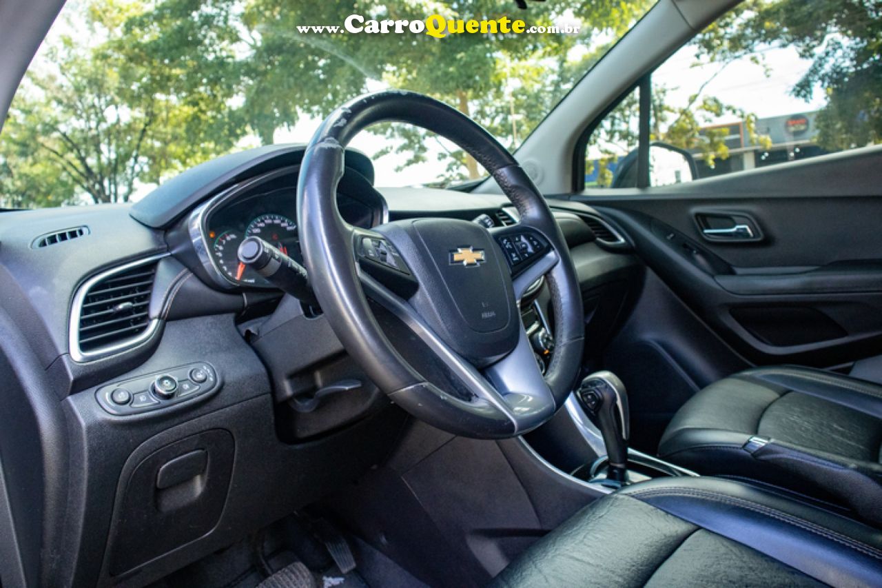 CHEVROLET   TRACKER LTZ 1.4 TURBO 16V FLEX 4X2 AUT.   PRETO 2017 1.4 FLEX - Loja