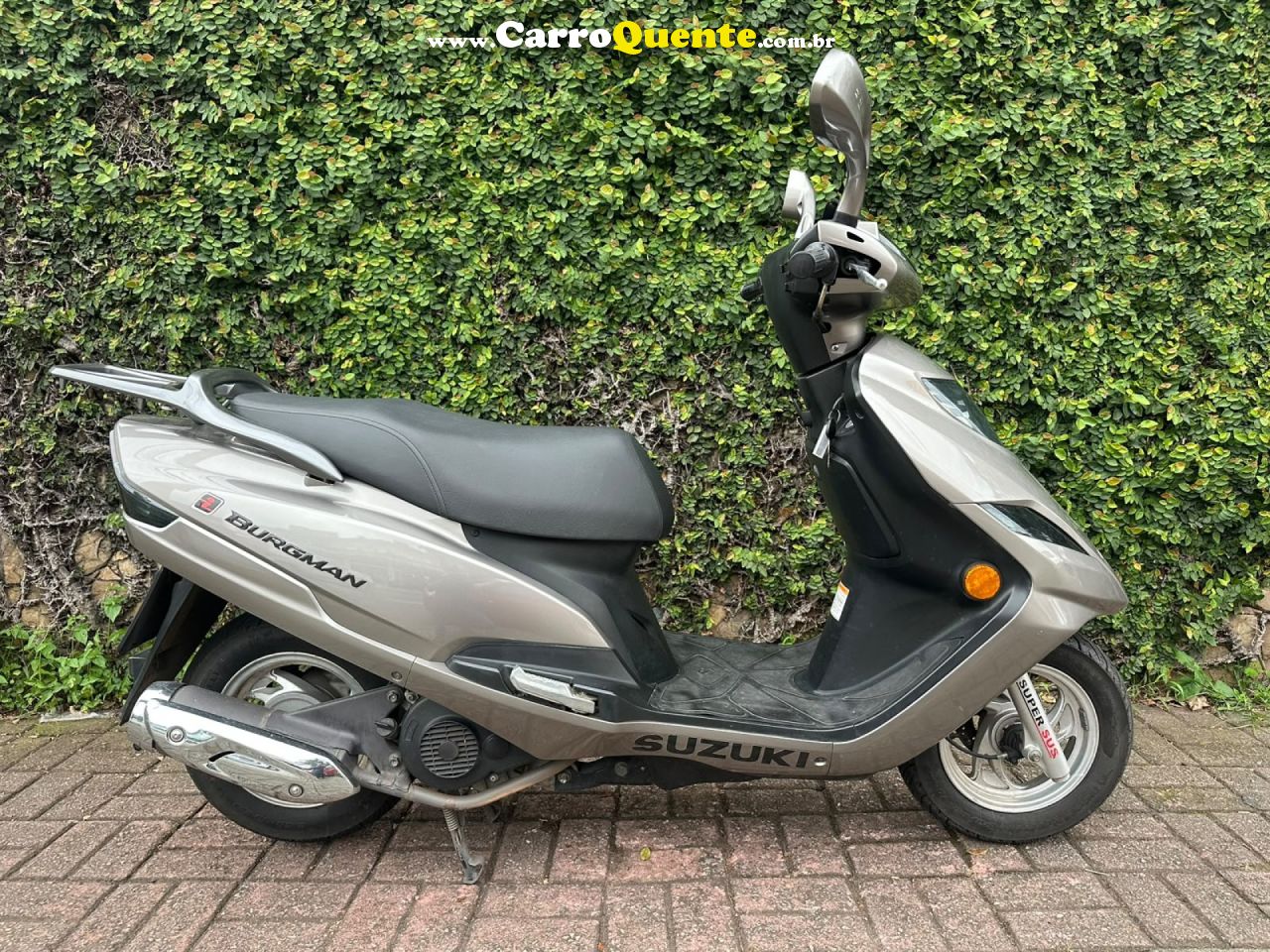 SUZUKI   BURGMAN 125I   PRATA 2015 125CC GASOLINA - Loja