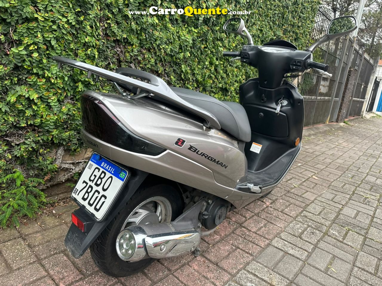 SUZUKI   BURGMAN 125I   PRATA 2015 125CC GASOLINA - Loja