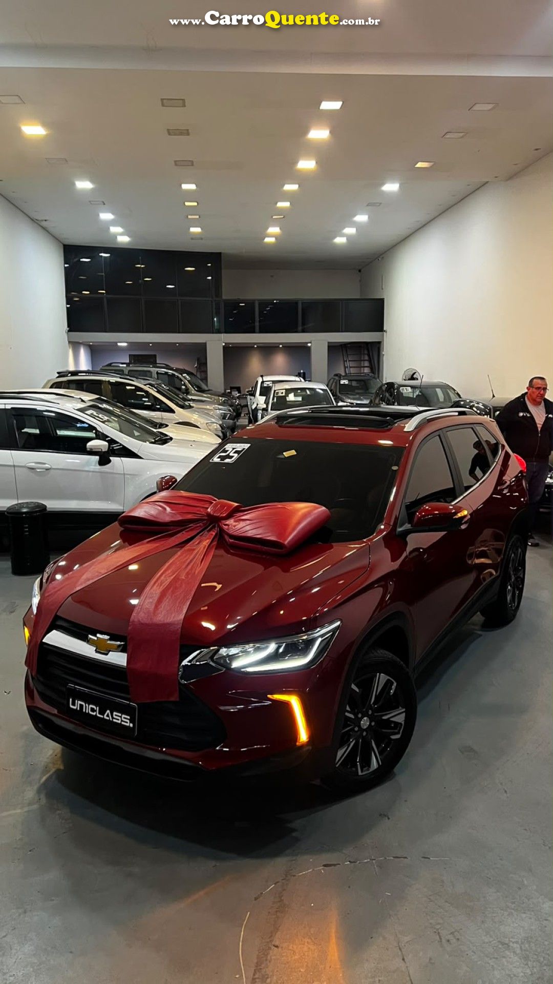 CHEVROLET   TRACKER PREMIER 1.2 TURBO 12V FLEX AUT.   VERMELHO 2025 1.2 FLEX - Loja