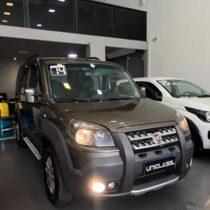 FIAT   DOBLO ADV. XINGU 1.8 FLEX 16V 5P   CINZA 2014 1.8 FLEX