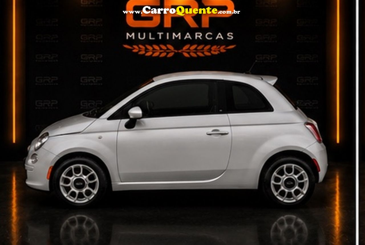 FIAT   500 CULT 1.4 FLEX 8V EVO MEC.   PRATA 2012 1.4 FLEX - Loja