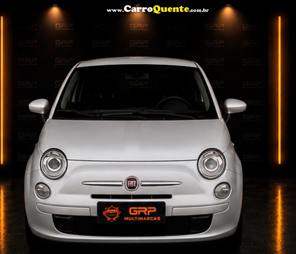 FIAT   500 CULT 1.4 FLEX 8V EVO MEC.   PRATA 2012 1.4 FLEX - Loja