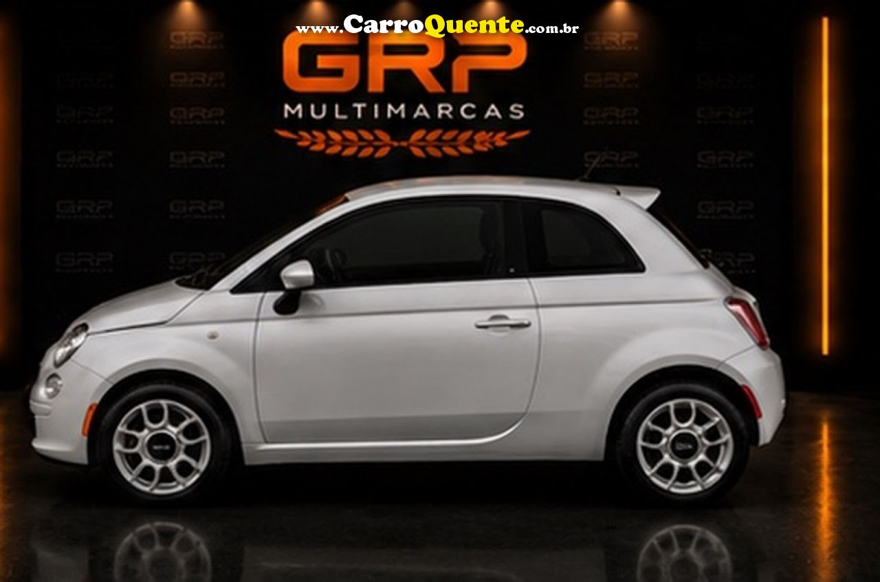 FIAT   500 CULT 1.4 FLEX 8V EVO MEC.   PRATA 2012 1.4 FLEX - Loja