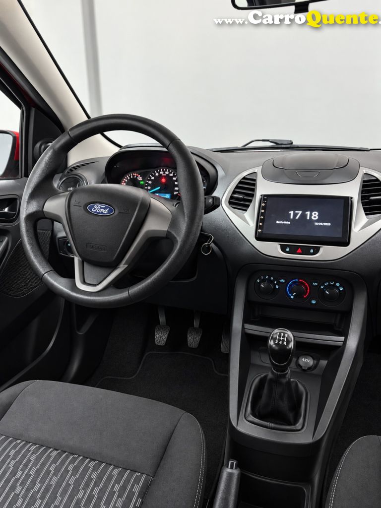 FORD   KA 1.0 SESE PLUS TIVCT FLEX 5P   VERMELHO 2019 1.0 FLEX - Loja