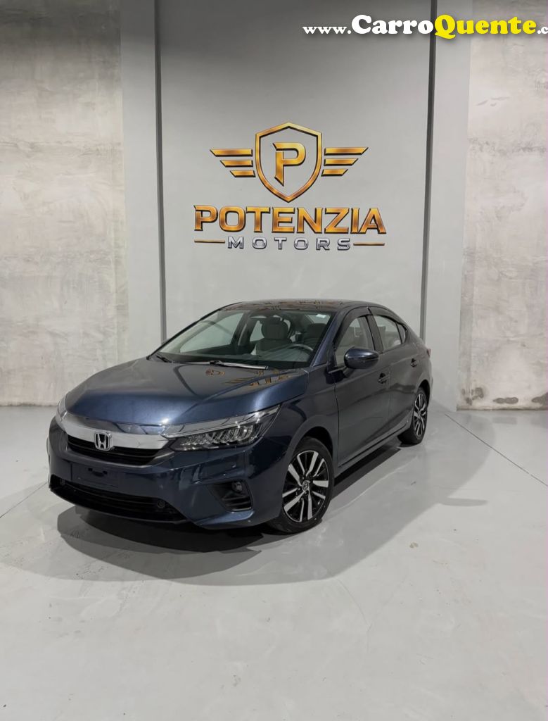 HONDA   CITY SEDAN TOURING 1.5 FLEX 16V 4P AUT.   AZUL 2023 1.5 FLEX - Loja