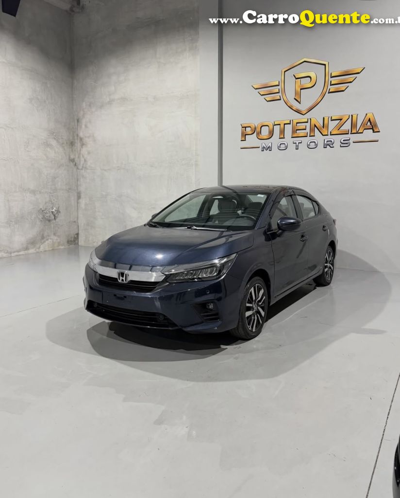 HONDA   CITY SEDAN TOURING 1.5 FLEX 16V 4P AUT.   AZUL 2023 1.5 FLEX - Loja