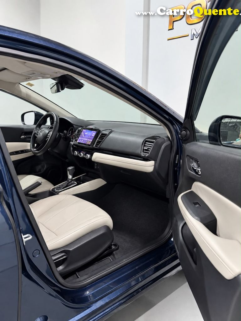 HONDA   CITY SEDAN TOURING 1.5 FLEX 16V 4P AUT.   AZUL 2023 1.5 FLEX - Loja