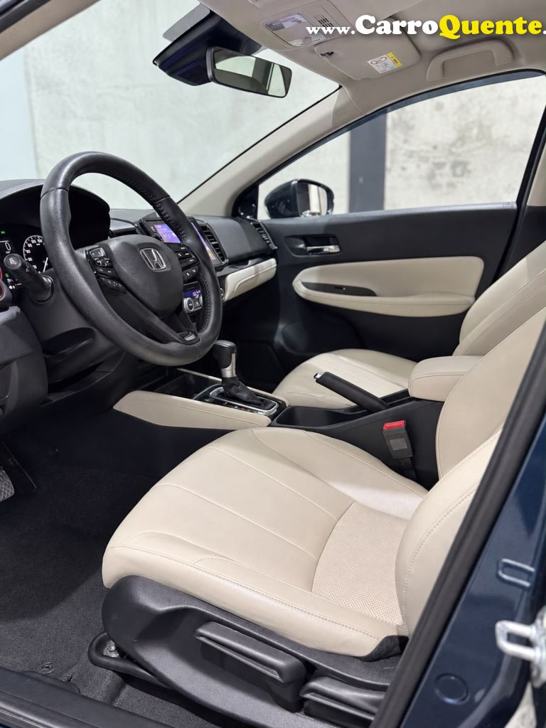 HONDA   CITY SEDAN TOURING 1.5 FLEX 16V 4P AUT.   AZUL 2023 1.5 FLEX - Loja