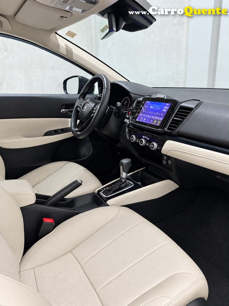 HONDA   CITY SEDAN TOURING 1.5 FLEX 16V 4P AUT.   AZUL 2023 1.5 FLEX - Loja