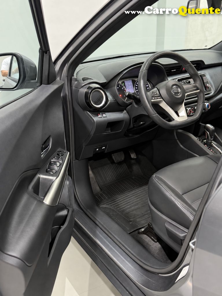 NISSAN   KICKS SV 1.6 16V FLEXSTAR 5P AUT.   CINZA 2019 1.6 FLEX - Loja