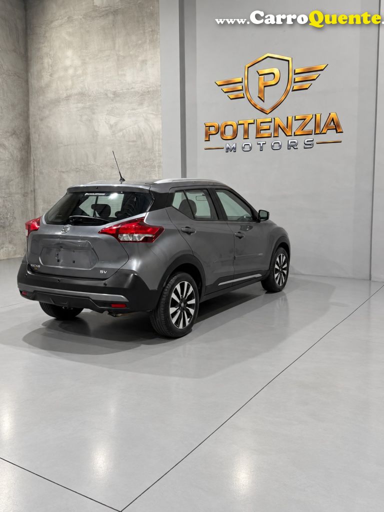NISSAN   KICKS SV 1.6 16V FLEXSTAR 5P AUT.   CINZA 2019 1.6 FLEX - Loja