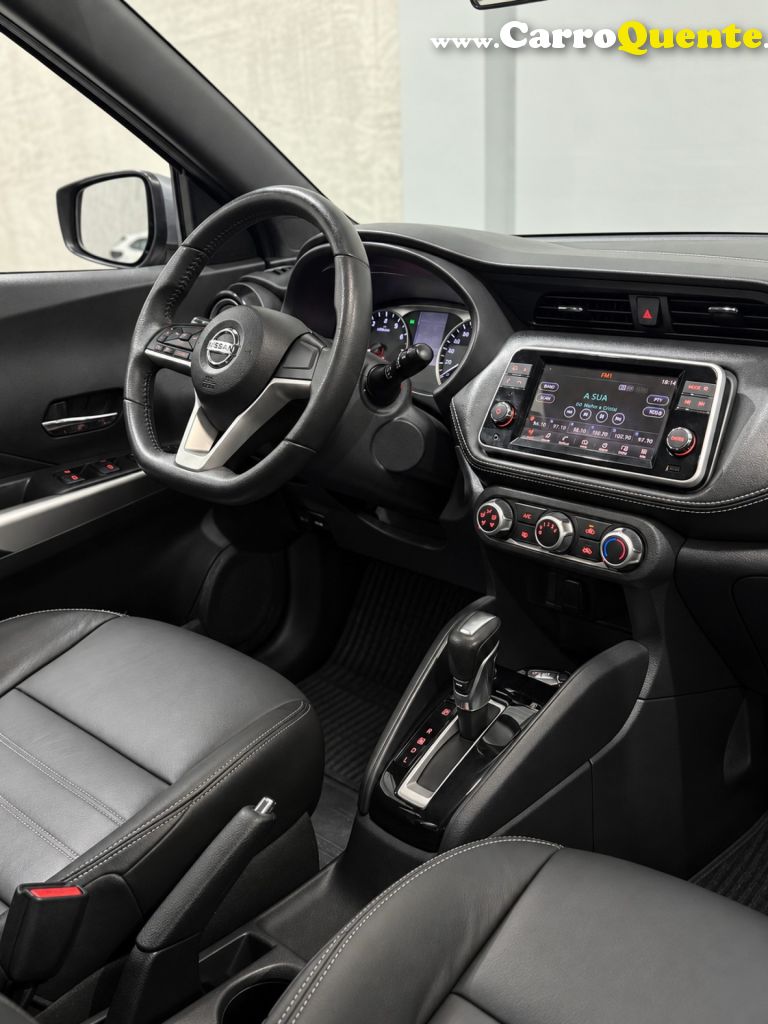 NISSAN   KICKS SV 1.6 16V FLEXSTAR 5P AUT.   CINZA 2019 1.6 FLEX - Loja