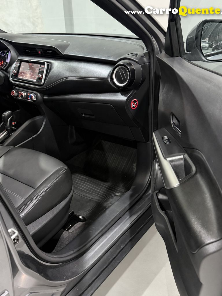 NISSAN   KICKS SV 1.6 16V FLEXSTAR 5P AUT.   CINZA 2019 1.6 FLEX - Loja