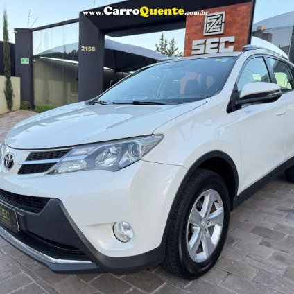 TOYOTA   RAV4 2.0 4X4 16V AUT.   BRANCO 2014 2.0 GASOLINA
