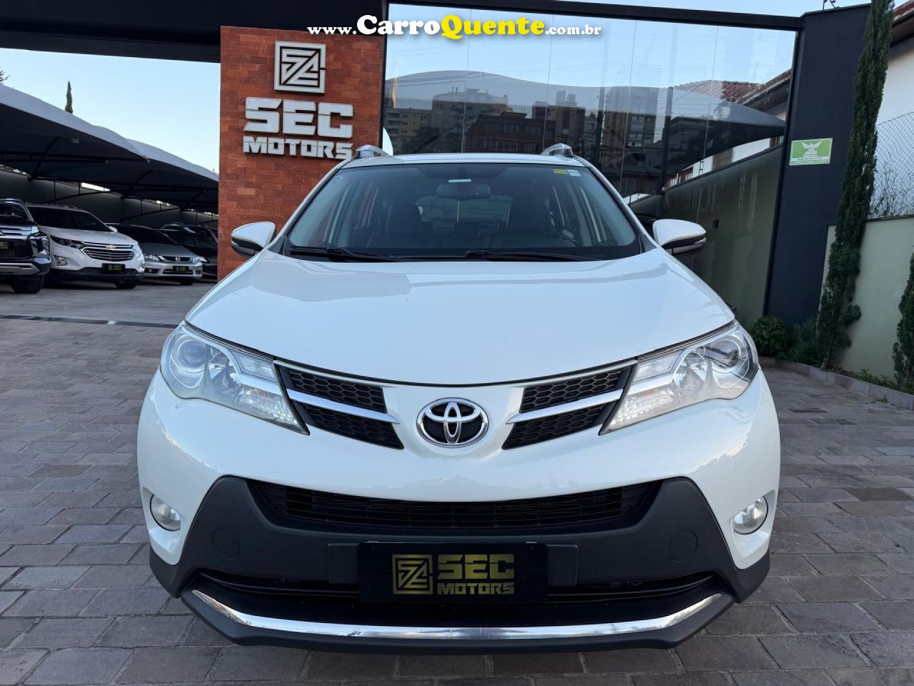TOYOTA   RAV4 2.0 4X4 16V AUT.   BRANCO 2014 2.0 GASOLINA - Loja