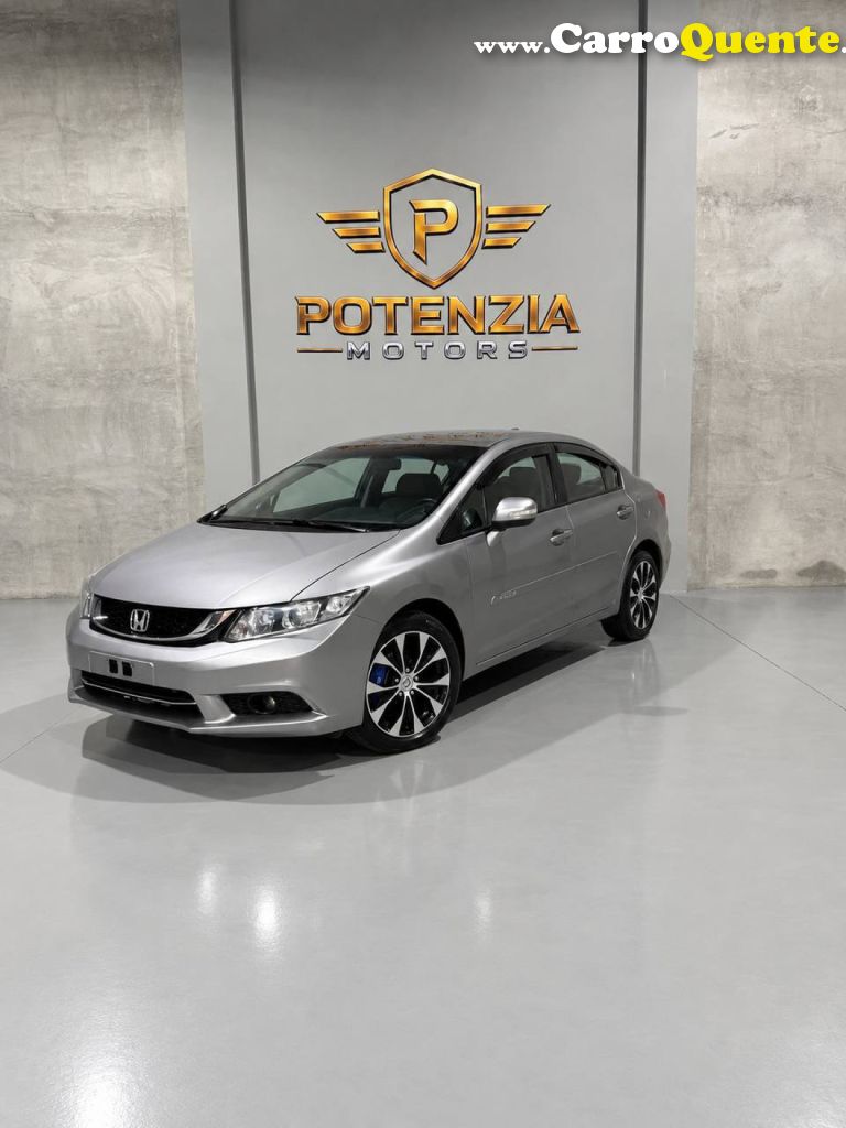 HONDA   CIVIC SEDAN LXR 2.0 FLEXONE 16V AUT. 4P   PRATA 2016 2.0 FLEX - Loja