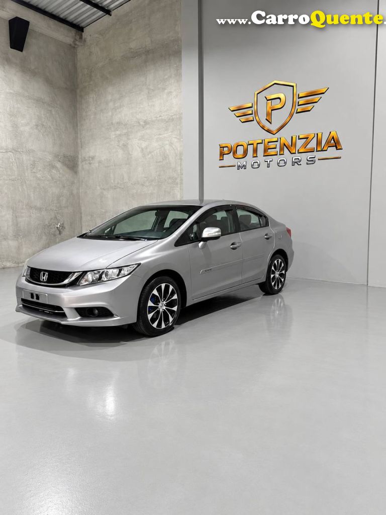 HONDA   CIVIC SEDAN LXR 2.0 FLEXONE 16V AUT. 4P   PRATA 2016 2.0 FLEX - Loja