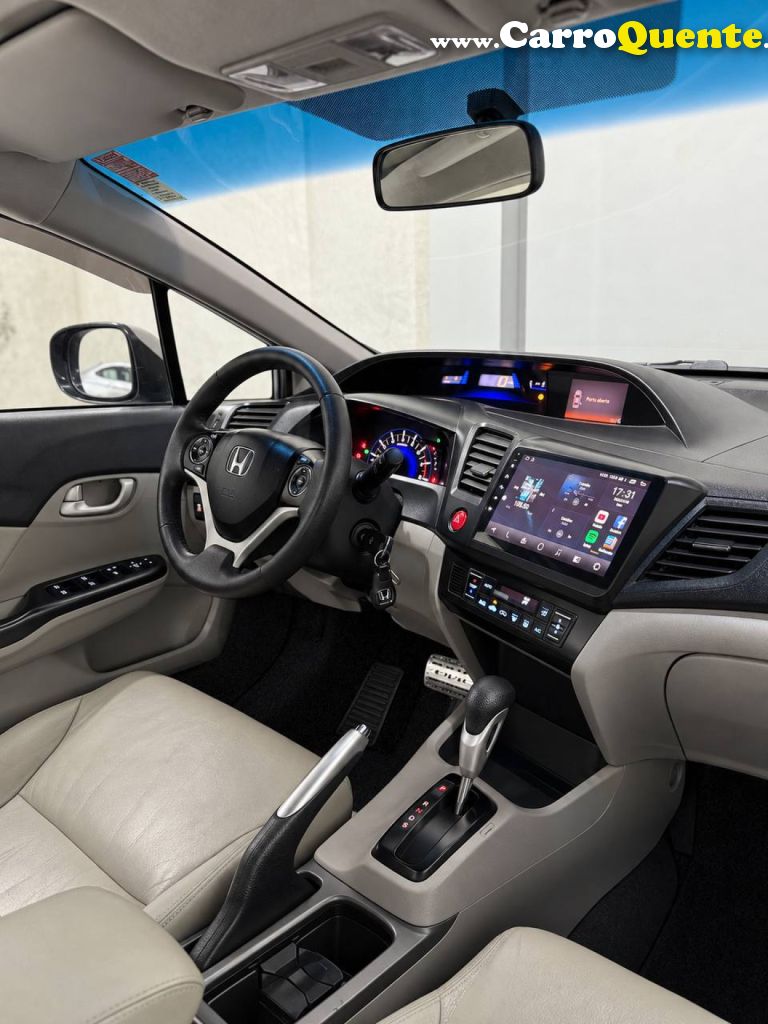 HONDA   CIVIC SEDAN LXR 2.0 FLEXONE 16V AUT. 4P   PRATA 2016 2.0 FLEX - Loja