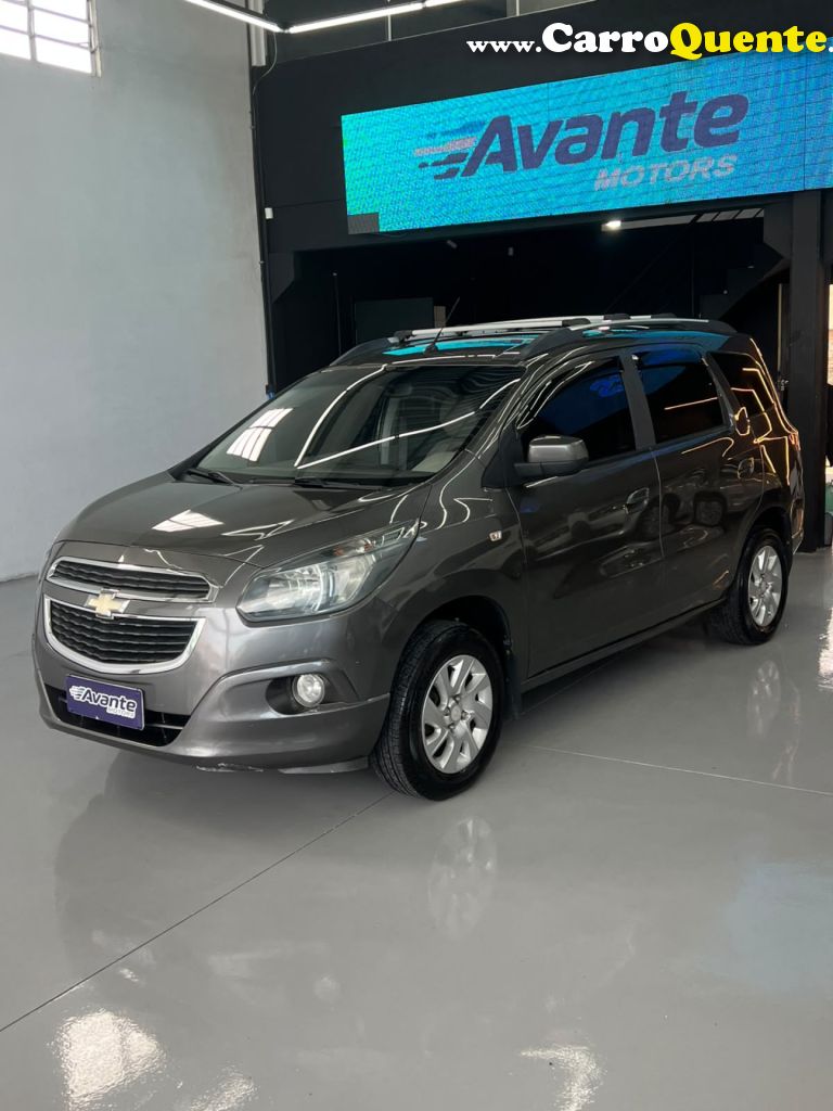 CHEVROLET   SPIN LTZ 1.8 8V ECONO.FLEX 5P AUT.   CINZA 2013 1.8 FLEX - Loja