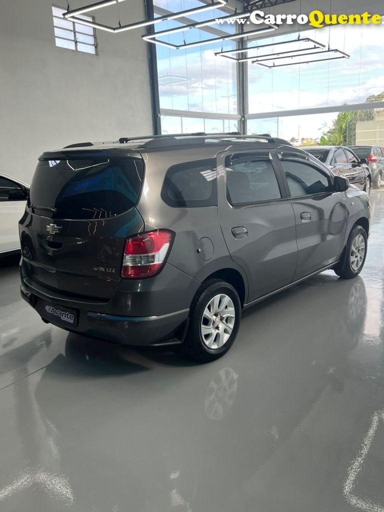 CHEVROLET   SPIN LTZ 1.8 8V ECONO.FLEX 5P AUT.   CINZA 2013 1.8 FLEX - Loja