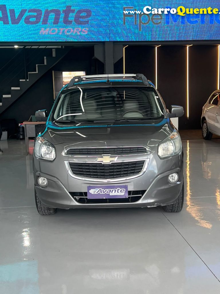 CHEVROLET   SPIN LTZ 1.8 8V ECONO.FLEX 5P AUT.   CINZA 2013 1.8 FLEX - Loja