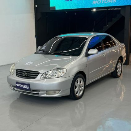 TOYOTA   COROLLA SE-G 1.81.8 FLEX 16V AUT.   PRATA 2003 1.8 FLEX
