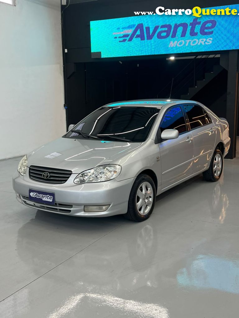 TOYOTA   COROLLA SE-G 1.81.8 FLEX 16V AUT.   PRATA 2003 1.8 FLEX - Loja