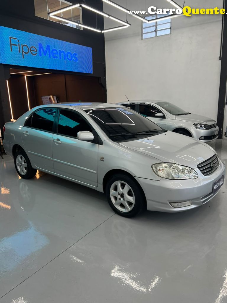 TOYOTA   COROLLA SE-G 1.81.8 FLEX 16V AUT.   PRATA 2003 1.8 FLEX - Loja