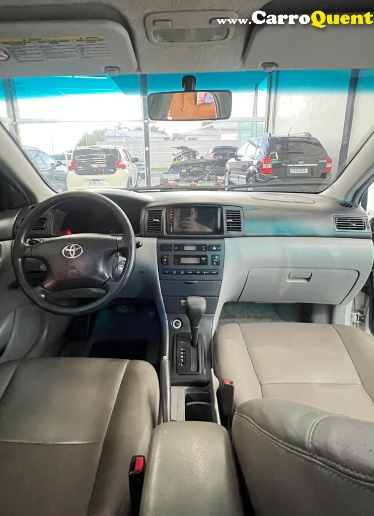 TOYOTA   COROLLA SE-G 1.81.8 FLEX 16V AUT.   PRATA 2003 1.8 FLEX - Loja
