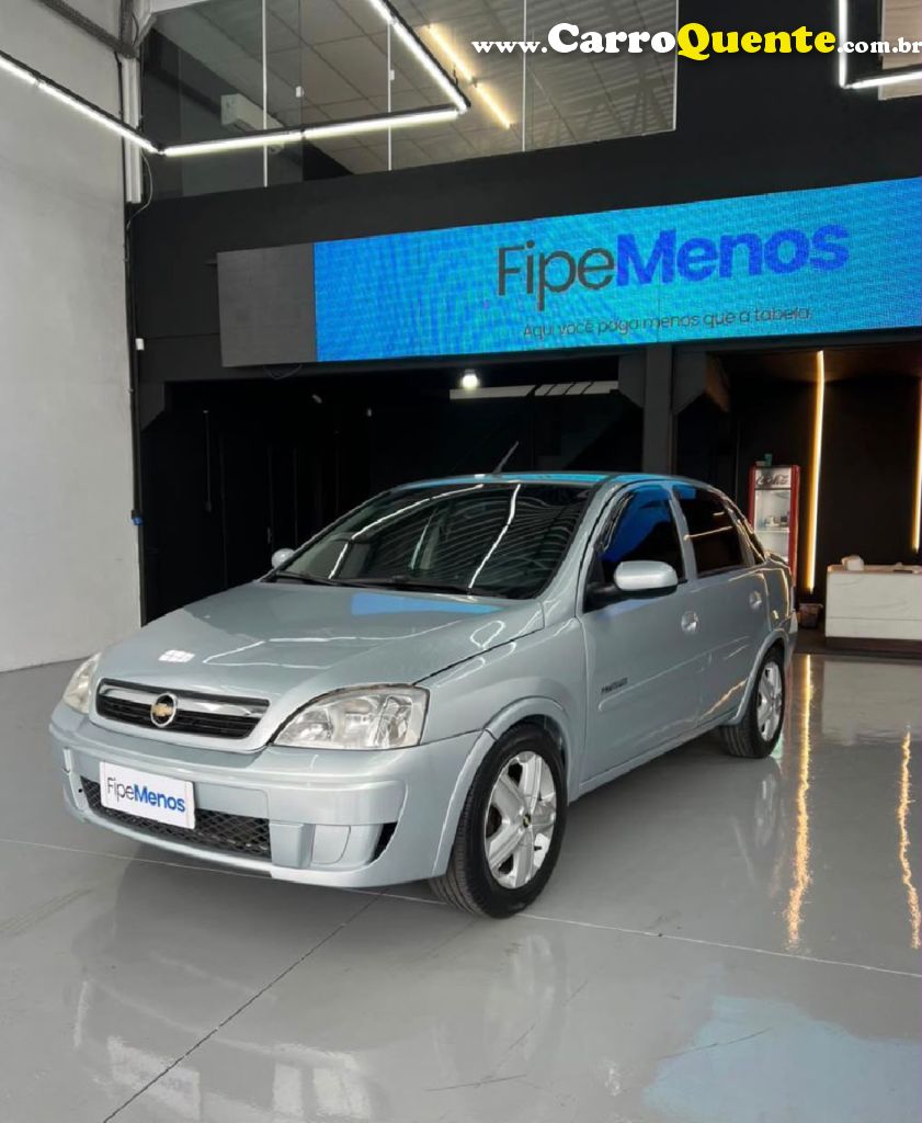 CHEVROLET   CORSA SED. PREMIUM 1.4 8V ECONOFLEX 4P   PRATA 2010 1.4 FLEX - Loja