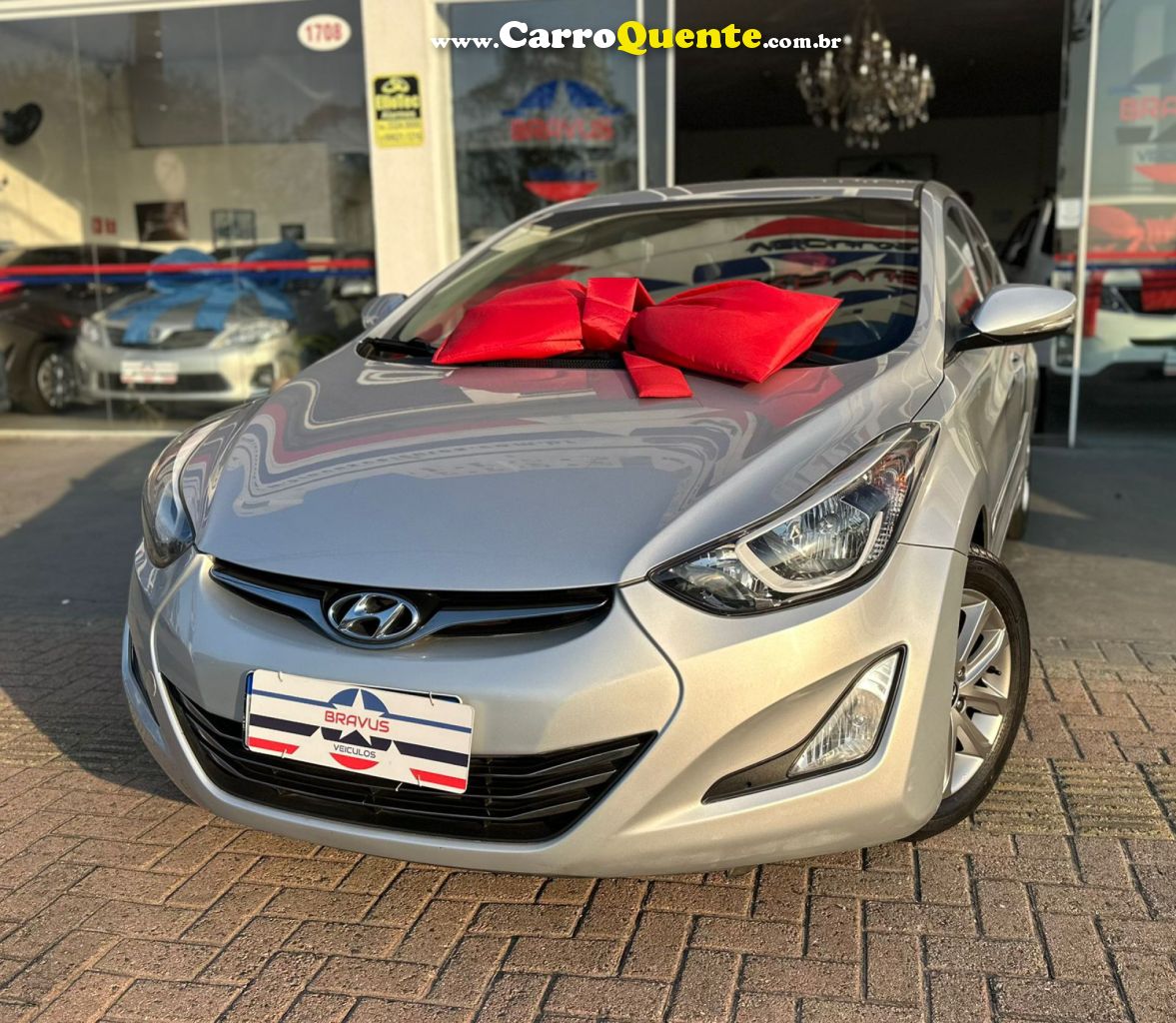 HYUNDAI   ELANTRA GLS 2.0 16V FLEX AUT.   PRATA 2016 2.0 FLEX - Loja
