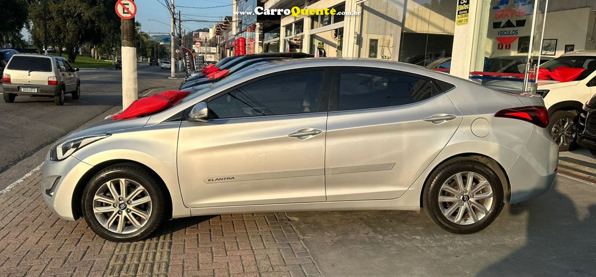 HYUNDAI   ELANTRA GLS 2.0 16V FLEX AUT.   PRATA 2016 2.0 FLEX - Loja