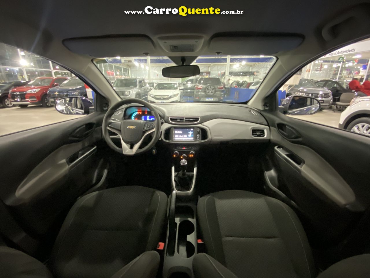 CHEVROLET   ONIX HATCH LT 1.4 8V FLEXPOWER 5P MEC.   AZUL 2018 1.4 FLEX - Loja