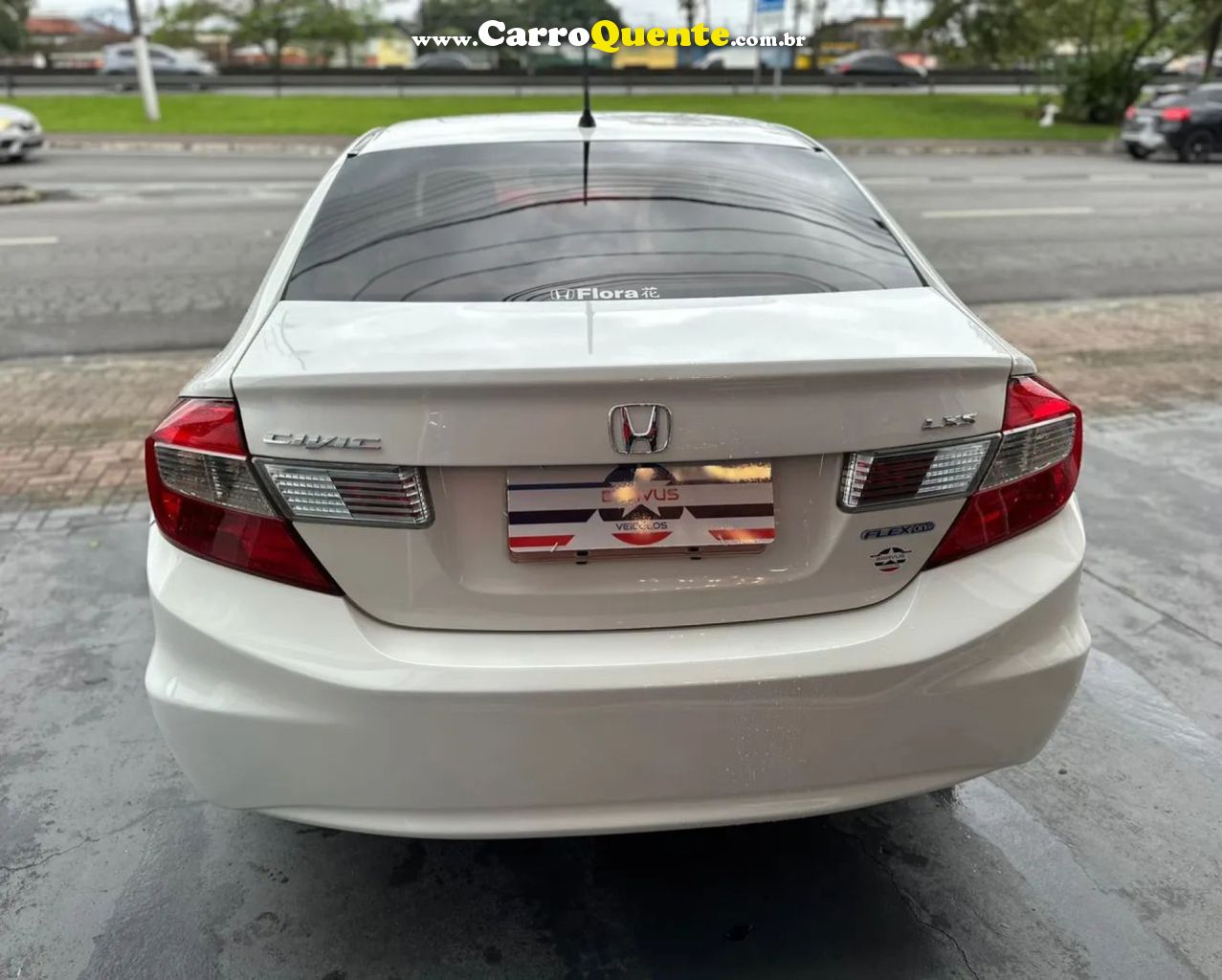 HONDA   CIVIC SEDAN LXS 1.81.8 FLEX 16V AUT. 4P   BRANCO 2015 1.8 FLEX - Loja