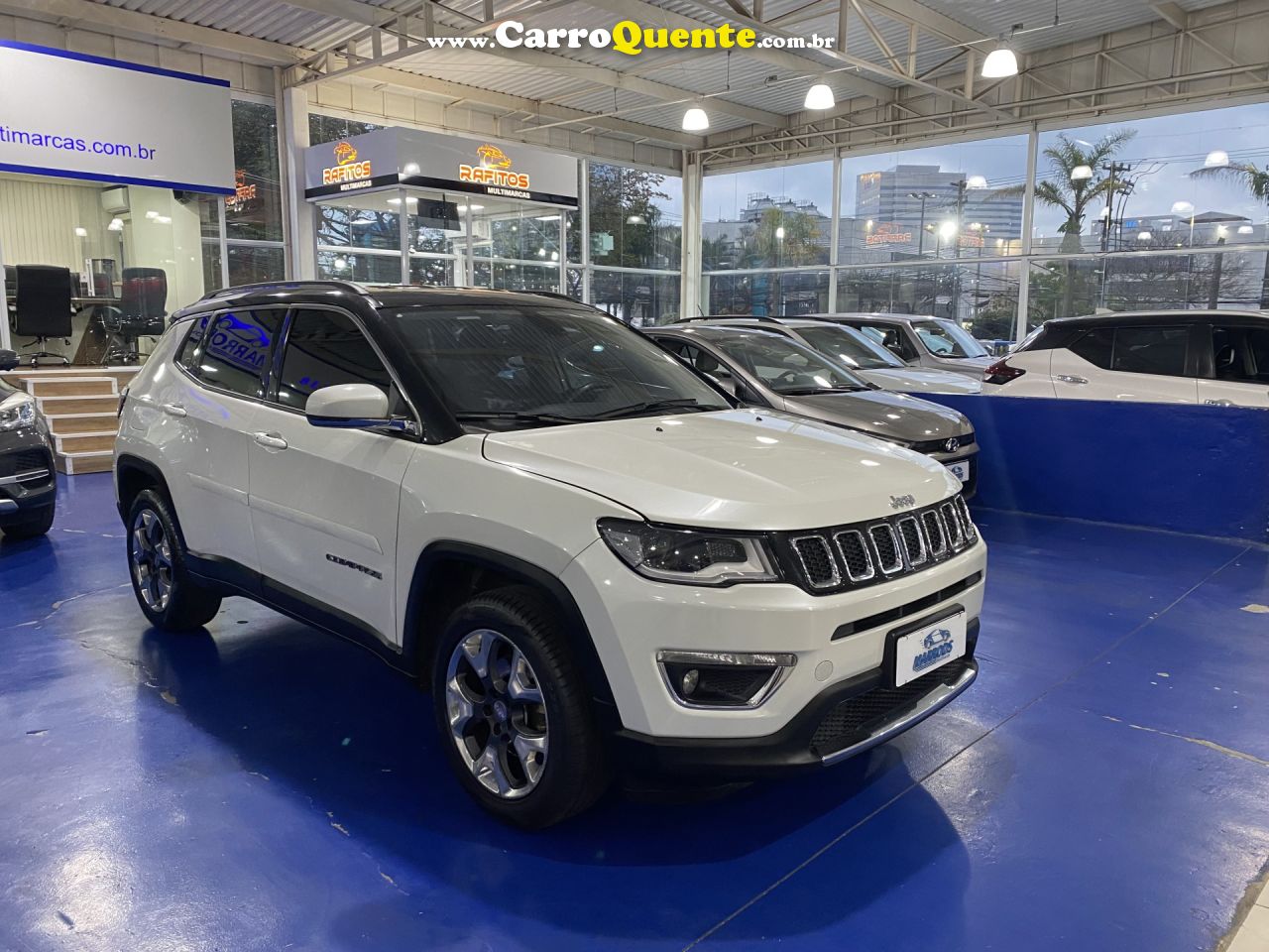 JEEP   COMPASS LIMITED 2.0 4X2 FLEX 16V AUT.   BRANCO 2018 2.0 FLEX - Loja