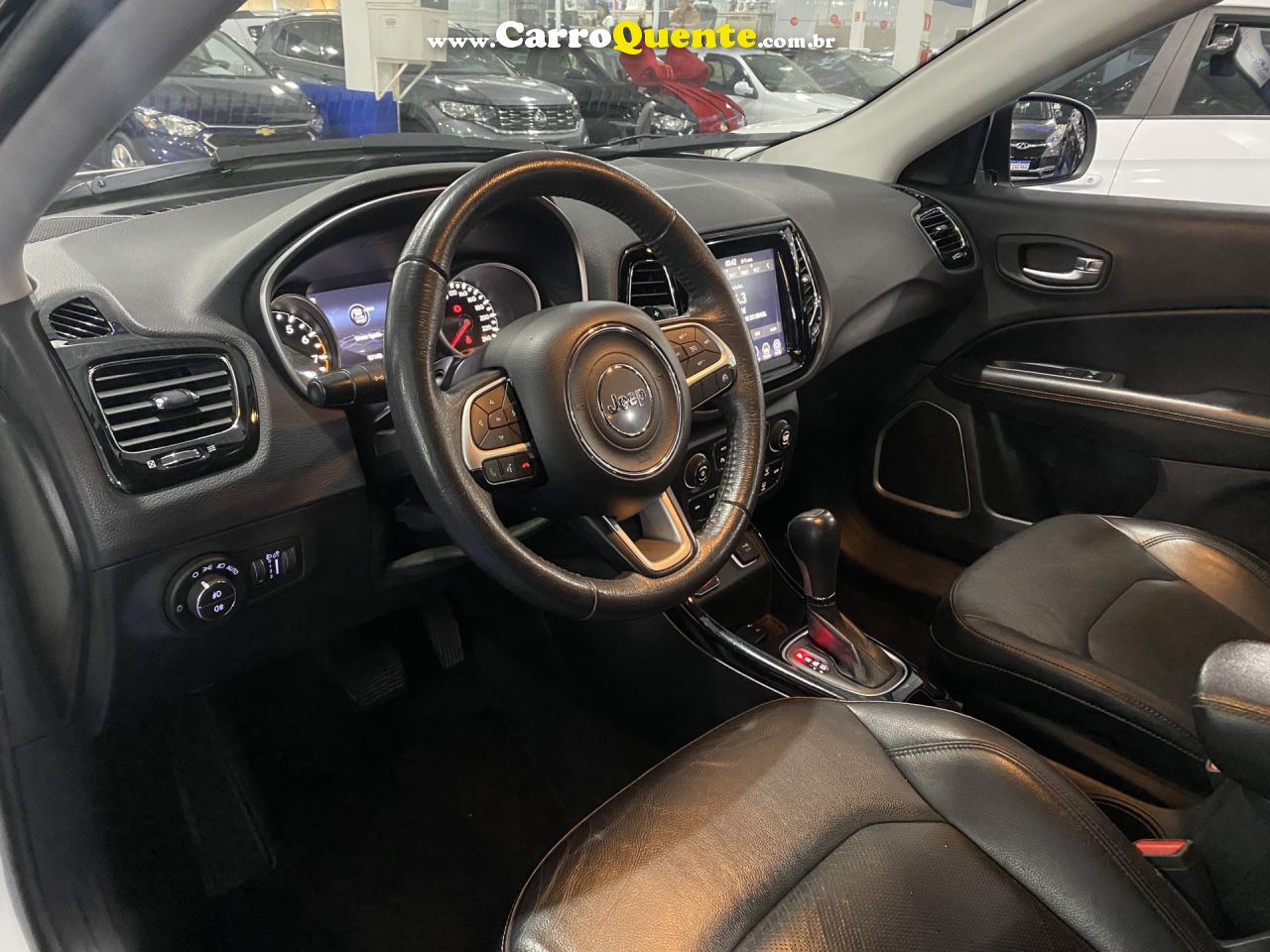 JEEP   COMPASS LIMITED 2.0 4X2 FLEX 16V AUT.   BRANCO 2018 2.0 FLEX - Loja