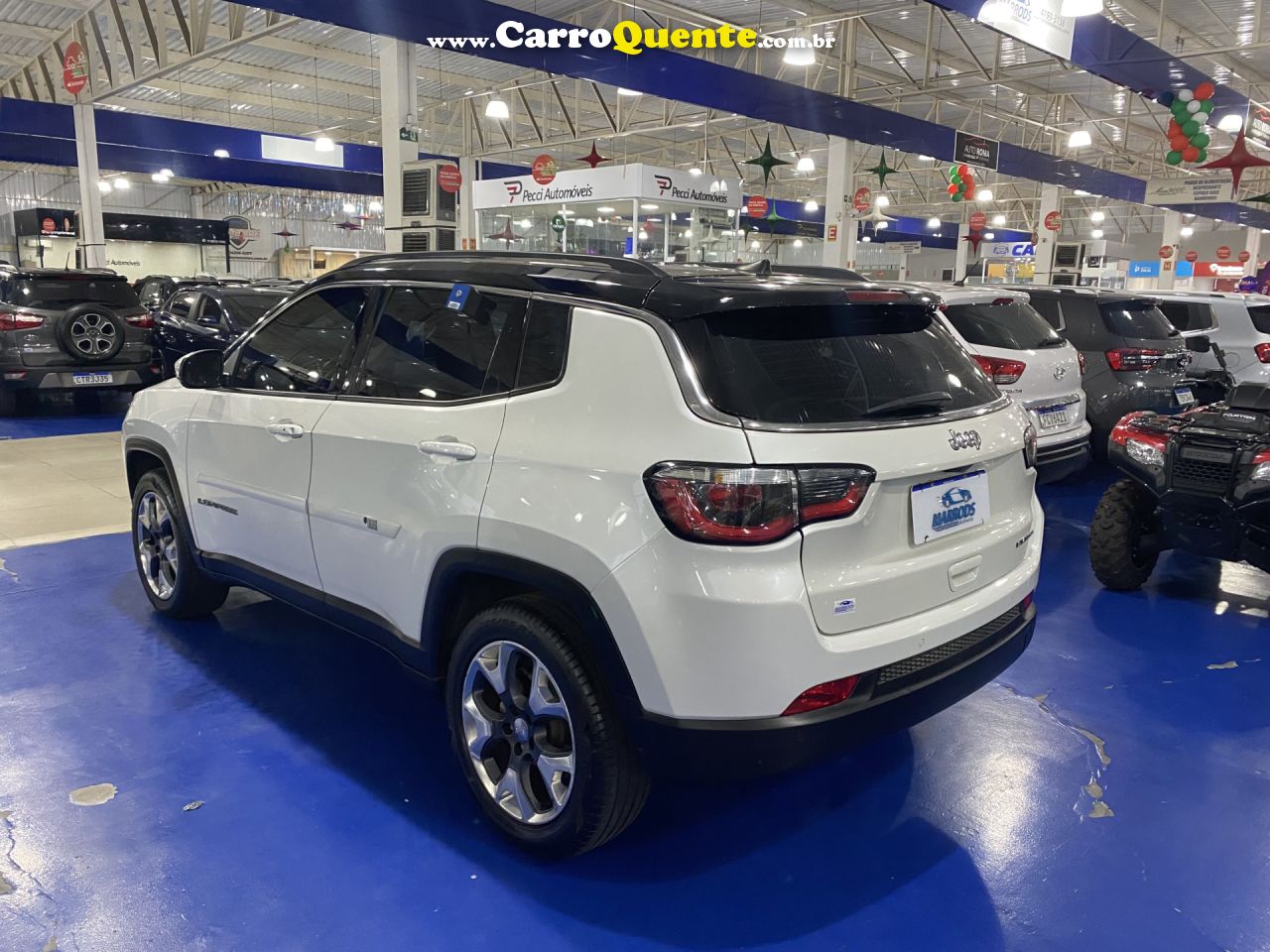 JEEP   COMPASS LIMITED 2.0 4X2 FLEX 16V AUT.   BRANCO 2018 2.0 FLEX - Loja
