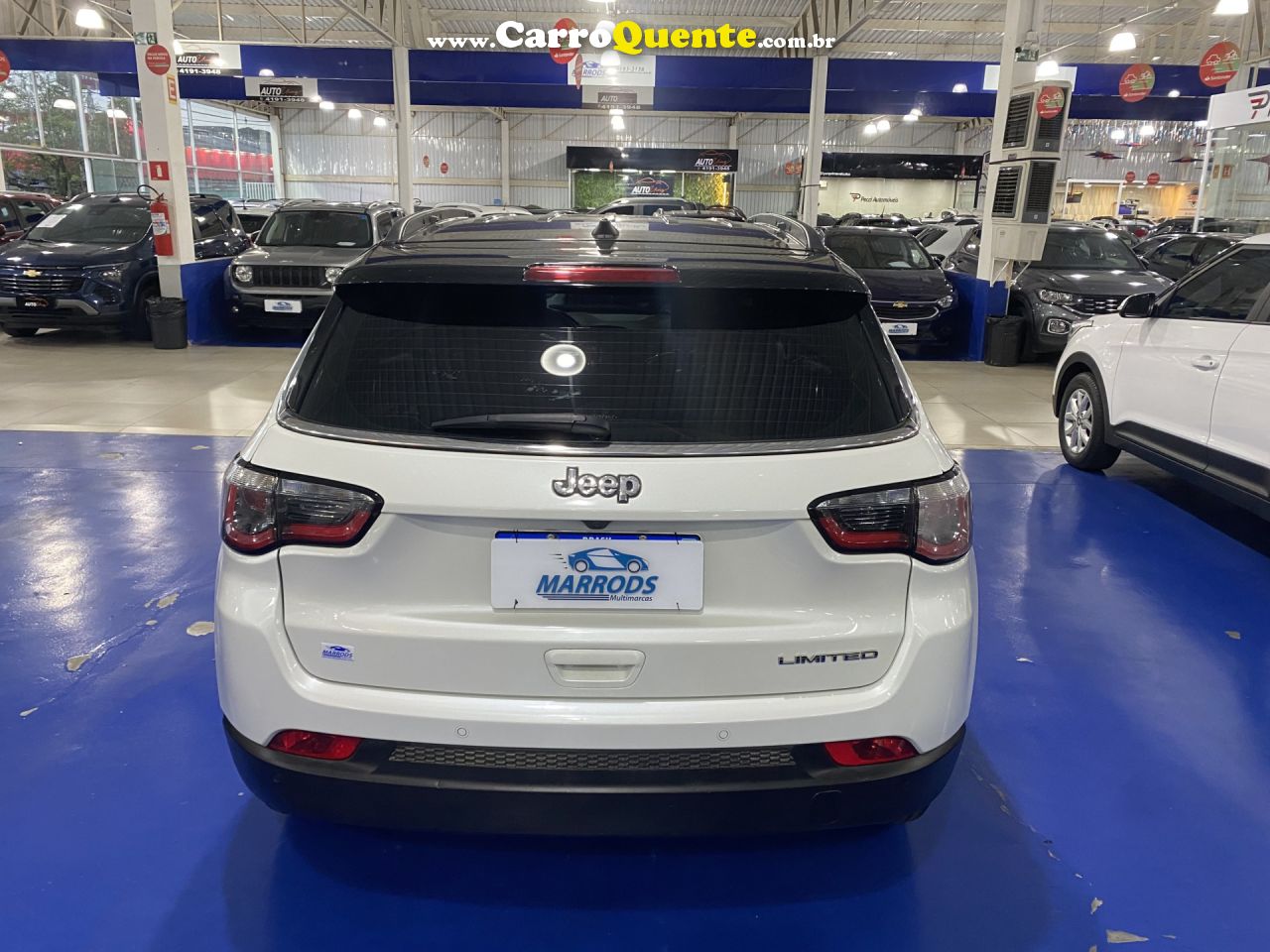 JEEP   COMPASS LIMITED 2.0 4X2 FLEX 16V AUT.   BRANCO 2018 2.0 FLEX - Loja